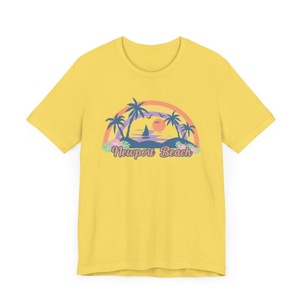 Newport Beach, California T-Shirt - Retro Beach Unisex Newport Beach Shirt