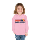 Evergreen, Colorado Toddler Hoodie - Unisex Mountain Evergreen Pullover Sweatshirt, Kids Hooded Jumper, Colorado Souvenir-17