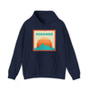 Durango, Colorado Mountain Sun Hoodie - Unisex Hooded Sweatshirt, Travel Sweatshirt, Sunset