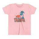 Tampa, Florida Youth Shirt - Retro Palm Tree Tampa Kid's T-Shirt-3
