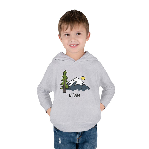 Utah Toddler Hoodie - Unisex Mountain Utah Toddler Sweatshirt