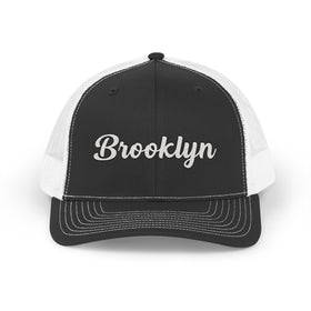 Brooklyn, New York Snapback Trucker Cap - Embroidered Brooklyn Hat - 0
