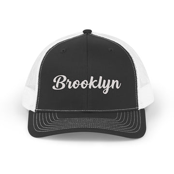 Brooklyn, New York Snapback Trucker Cap - Embroidered Brooklyn Hat - 0