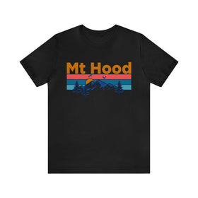 Mt Hood, Oregon Shirt - Mountain Sunset Unisex Mt Hood T-Shirt