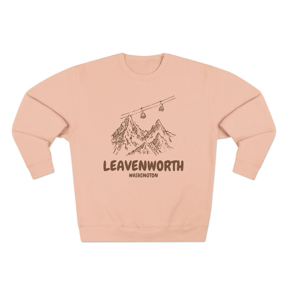Premium Leavenworth, Washington Gondola Ski Mountain Sweatshirt