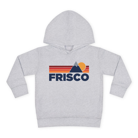 Frisco, Colorado Toddler Hoodie - Unisex Mountain Frisco Pullover Sweatshirt, Kids Hooded Jumper, Colorado Souvenir
