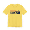 Illinois T Shirt - Retro Jetski PWC Graphic Illinois Tee