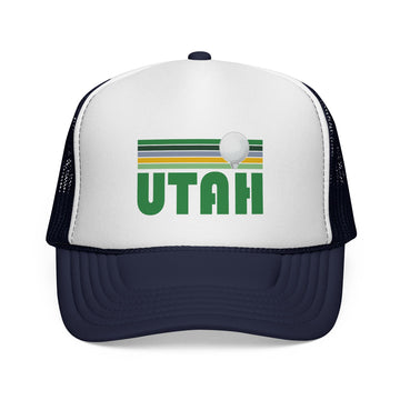 Buy dark-navy Utah Retro Utah Trucker Hat