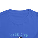 Park City, Utah Toddler Skiing Snowman Graphic Tee - Kids Park City T-Shirt-14