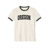 Oregon Cotton Ringer Graphic Tee - Unisex Oregon T Shirt, Vintage Style Tee, Men's/Women's Tee