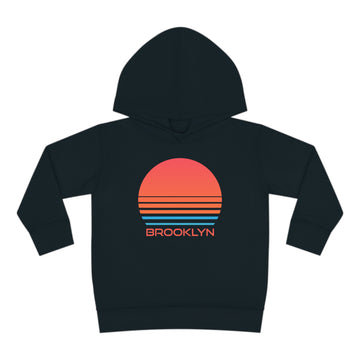 Brooklyn, New York Toddler Hoodie - Retro 80s - 0