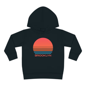 Brooklyn, New York Toddler Hoodie - Retro 80s