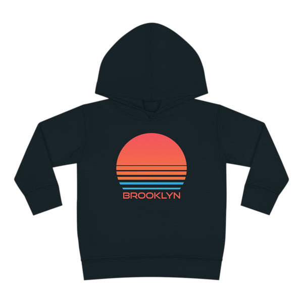 Brooklyn, New York Toddler Hoodie - Retro 80s