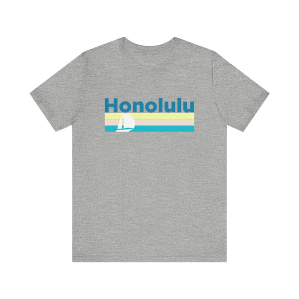 Honolulu T Shirt - Sailboat Graphic Honolulu Tee
