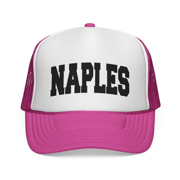 Buy pink Naples, Florida Collegiate Style Trucker Hat