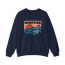 Whistler, Canada Sweatshirt Retro Mountains, Whistler Unisex Graphic Crewneck-5
