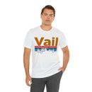 Vail, Colorado Shirt - Mountain Sunset Unisex Vail T-Shirt-15