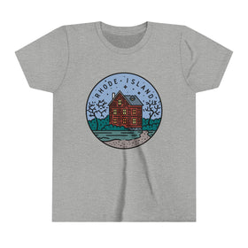 Rhode Island Youth T-Shirt - Unisex Kids Rhode Island Shirt