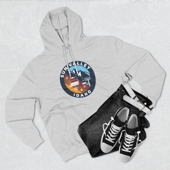 Premium Sun Valley, Idaho Ski Lift Hoodie