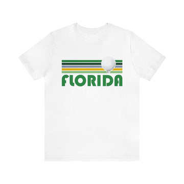 Buy white Golf Florida T-Shirt - Retro Golf Unisex Florida Shirt