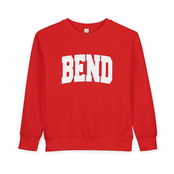Buy red Bend, Oregon Toddler Sweatshirt - Bend Toddler Crewneck Sweatshirt