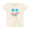 Sarasota, Florida Youth Shirt - Retro Palm Tree Sarasota Kid's T-Shirt