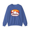 Alaska Sweatshirt - Unisex Retro Ombre Alaska Crewneck Sweatshirt