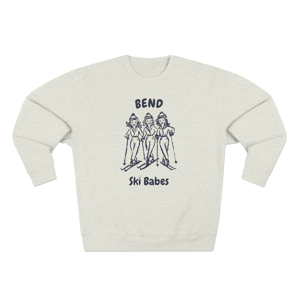 Premium Bend, Oregon Ski Babes Sweatshirt