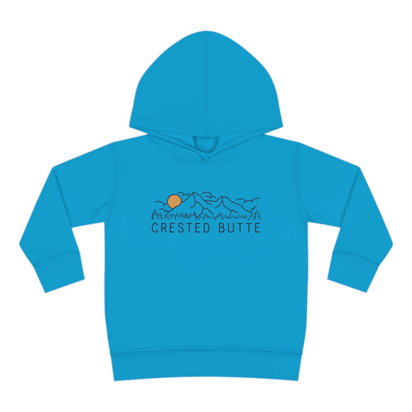 Crested Butte, Colorado Toddler Hoodie - Unisex Crested Butte Toddler Sweatshirt