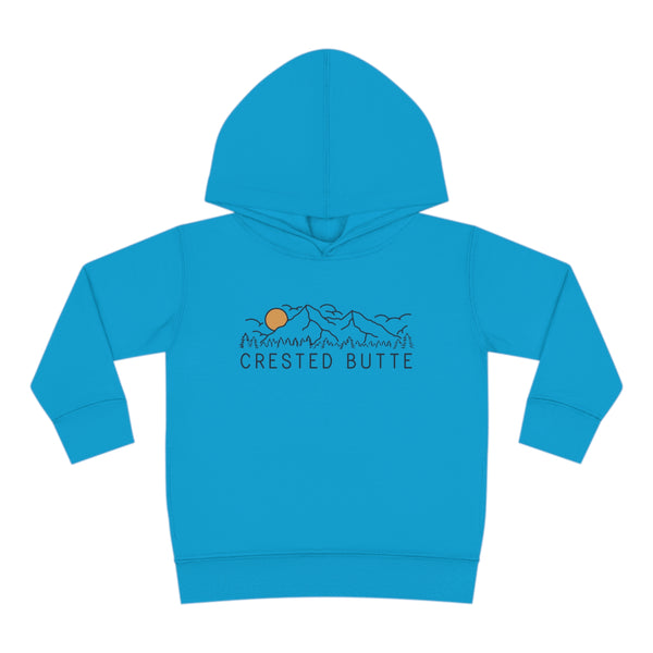 Crested Butte, Colorado Toddler Hoodie - Unisex Crested Butte Toddler Sweatshirt