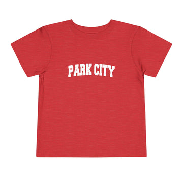 Buy heather-red Park City, Utah Toddler Graphic Tee - Kids Park City Vacation T-Shirt
