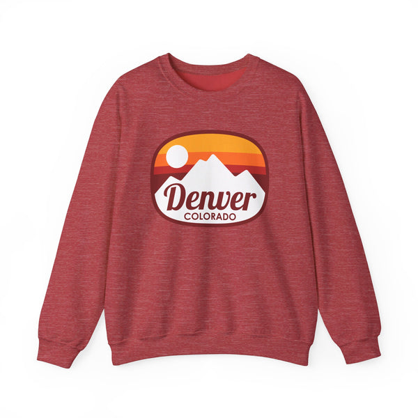 Denver, Colorado Sweatshirt - Unisex Retro Ombre Crewneck Denver Sweatshirt