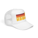 Hawaii Retro Sunset Trucker Hat-7