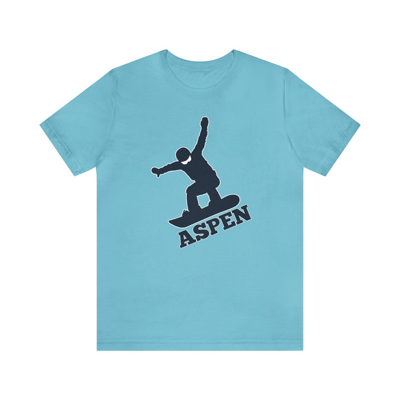 Aspen, Colorado T-Shirt - Snowboard Unisex Aspen Shirt