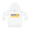 Chicago, Illinois Toddler Hoodie - Retro Sunrise Unisex Chicago Toddler Sweatshirt