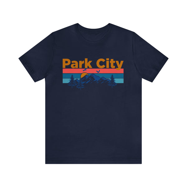 Park City, Utah Shirt - Mountain Sunset Unisex Park City T-Shirt