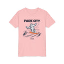 Park City, Utah Yeti Snowboard Youth Tee - Kids Skiing Shirt-5