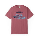 Ohio T Shirt, Comfort Colors Cotton 100% Cotton Wakeboard Boat Tee-5
