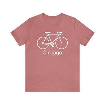 Buy heather-mauve Chicago, Illinois T-Shirt - Unisex Chicago Shirt