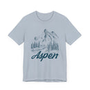 Aspen, Colorado Graphic Tee - Mountain Illustration Aspen T Shirt-17