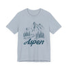 Aspen, Colorado Graphic Tee - Mountain Illustration Aspen T Shirt