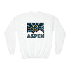Aspen, Colorado Youth Sweatshirt - Unisex Kid's Aspen Crewneck Sweatshirt