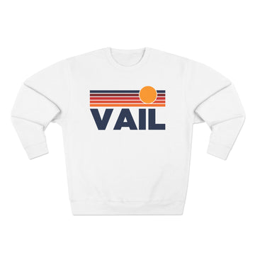 Premium Vail, Colorado Sun Graphic Sweatshirt - 0