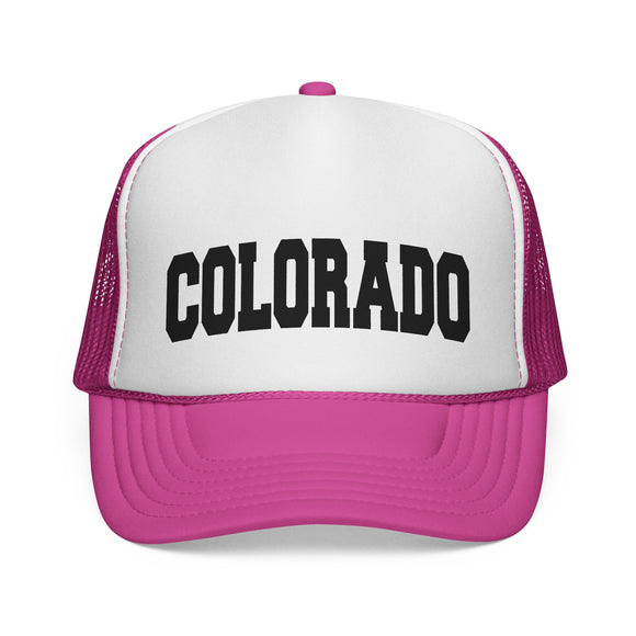 Colorado Retro Collegiate Style Trucker Hat