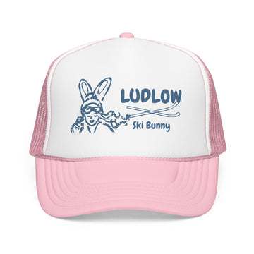 Ludlow, Vermont Ski Bunny Trucker Hat