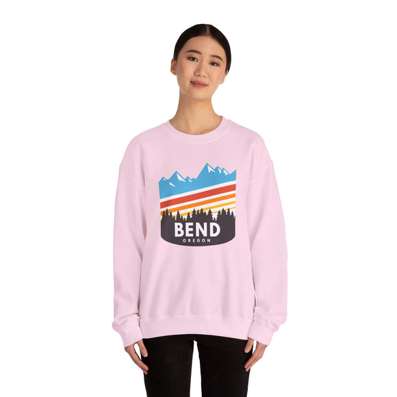 Bend, Oregon Sweatshirt - Unisex Retro Crewneck Bend Sweatshirt