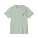 Hawaii Palm Tree Pocket Tee, Summer Coastal Vibes Top, Beach Apparel - Comfort Colors Graphic T Shirt-3
