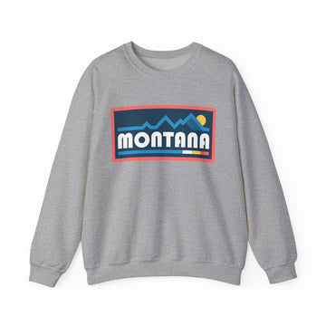 Buy sport-grey Montana Sweatshirt - Mountain Graphic Crewneck