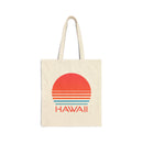 Hawaii Cotton Canvas Hawaii Tote Bag - Retro 80s-1