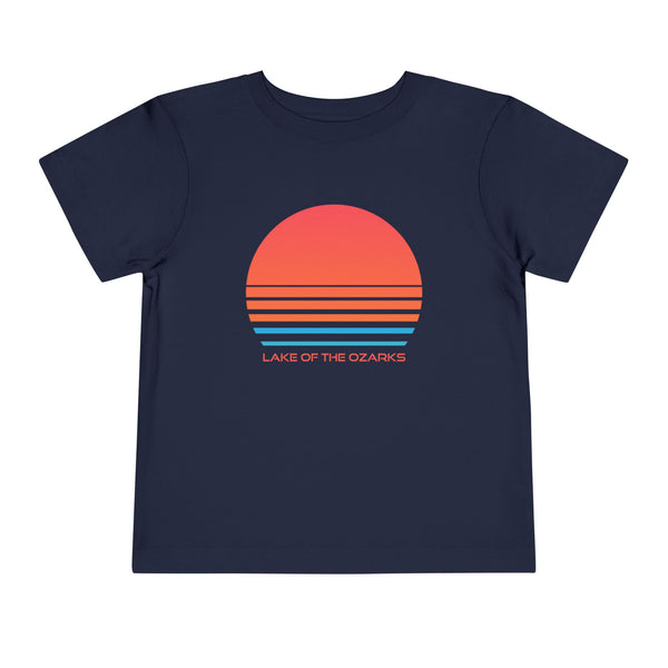 Lake of the Ozarks, Missouri Toddler T-Shirt - Retro 80s Toddler Lake of the Ozarks Shirt